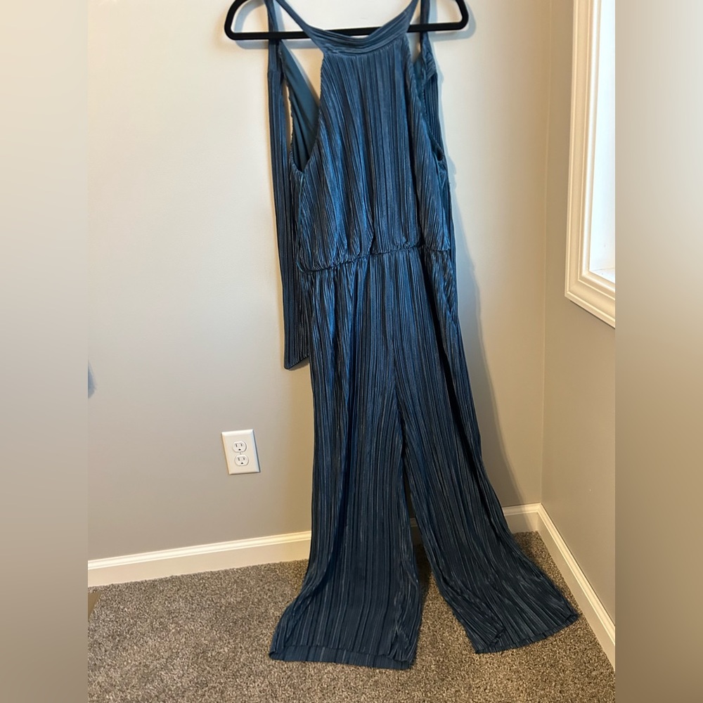 Francesca’s Dark Blue Jumpsuit size medium